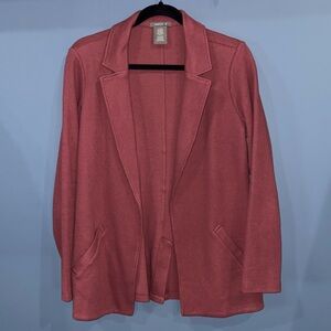 Wine or burgundy blazer by Matty M